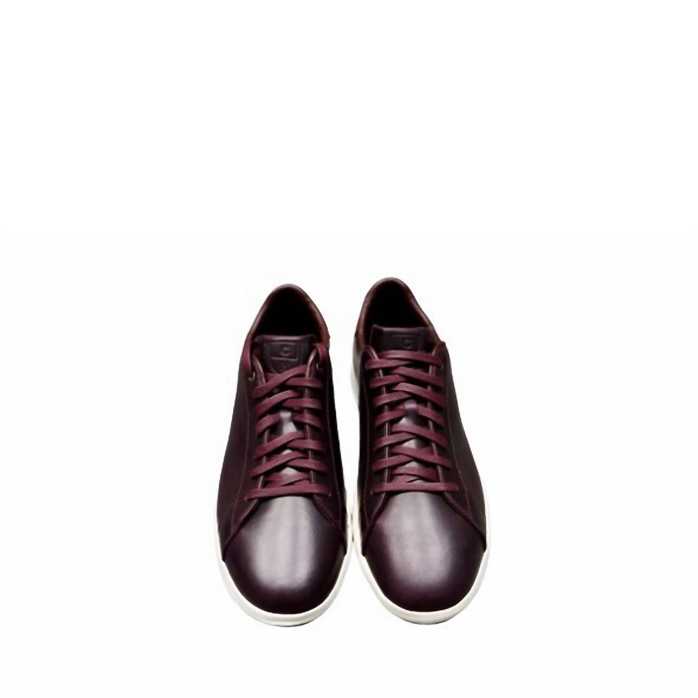 New Cole Haan Men's Grandpro Tennis Sneaker In Malbec